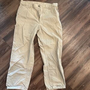 Carhartt Tan Cargo Pants with Reinforced Knees 38x32